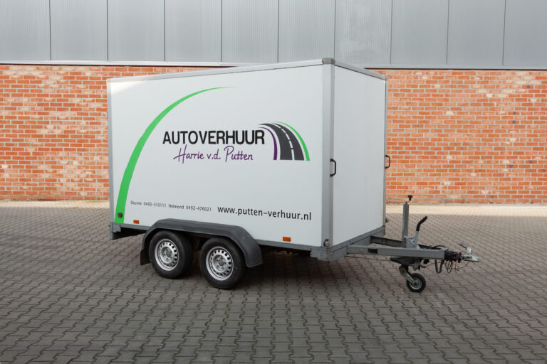 Gesloten aanhangwagen huren Deurne